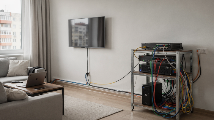 Базовая сегментация домашней сети: отдельные VLAN для серверов и личных устройств
